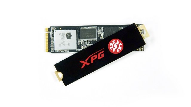 XPG SX8200 프로에는 방열판이 기본 제공된다, 출처: IT동아