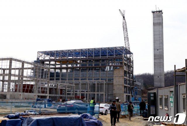경북 안동시 풍천면에 조성 중인 환경에너지종합타운 2019.3.20/뉴스1 © News1