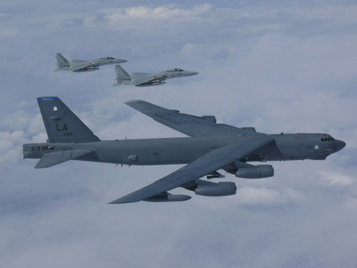 B-52 폭격기. 사진 출처 미 인도태평양사령부 홈페이지