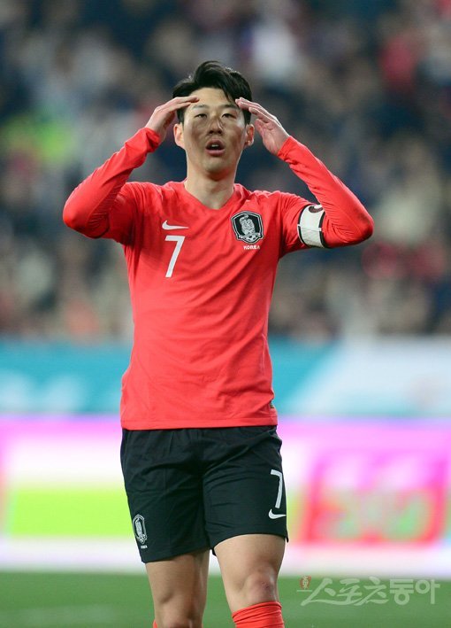 한국 남자 축구대표팀 손흥민. 스포츠동아DB