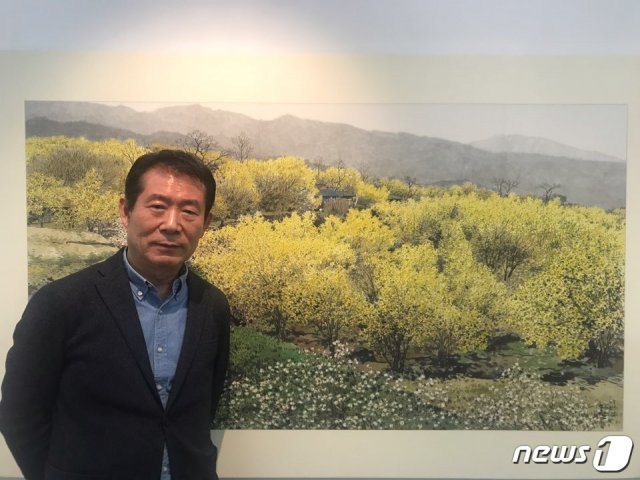 오용길 화백.© 뉴스1