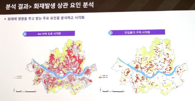 서울시 스마트도시정책관이 연구 중인 AI 기반 화재 예방 시스템, 출처: IT동아