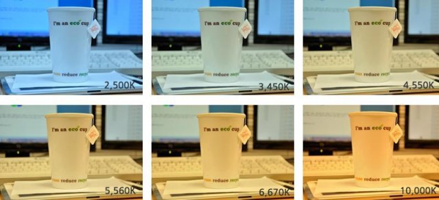 색 온도를 직접 설정해 촬영한 사진, 출처: IT동아