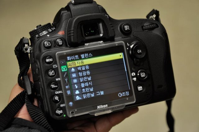 카메라가 갖추고 있는 화이트밸런스 프리셋, 출처: IT동아