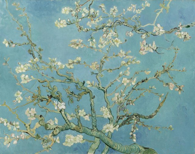 빈센트 반 고흐, 꽃피는 아몬드 나무, 1890