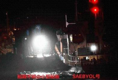 일본 외무성이 공개한 북한 선박의 불법 환적 의심 모습. (출처=일본 외무성 홈페이지) © 뉴스1