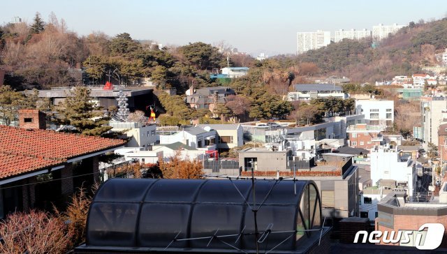 서울 용산구 단독주택 모습.(뉴스1 자료사진)© News1