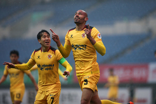 광주FC 펠리페. 사진제공｜한국프로축구연맹