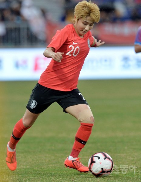 한국 여자 축구대표팀 여민지. 스포츠동아DB