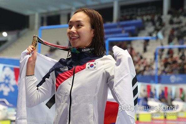 여자수영 국가대표 김서영. 사진=게티이미지코리아