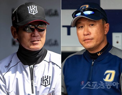 KT 이강철 감독(왼쪽)-NC 이동욱 감독. 스포츠동아DB