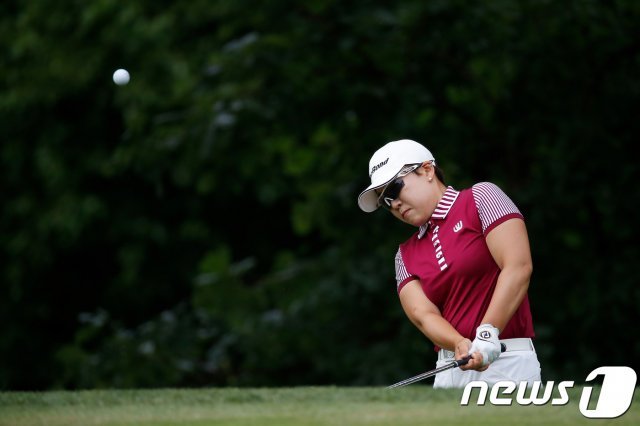 신지애가 극적인 역전 우승으로 JLPGA 시즌 2승을 신고했다. © AFP=News1