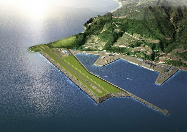 울릉공항 조감도