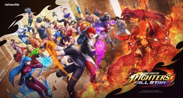 KOF의 모든 캐릭터가 등장하는 KOF 올스타 / 넷마블 제공