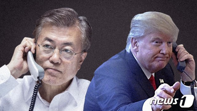 문재인 대통령과 도널드 트럼프 미국 대통령. .(뉴스1 DB) 2019.5.7/뉴스1