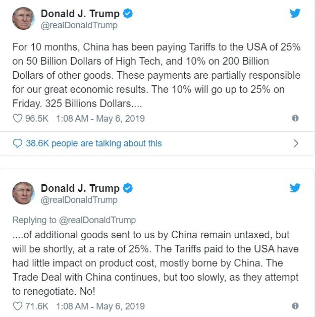 트럼프 트위터 갈무리