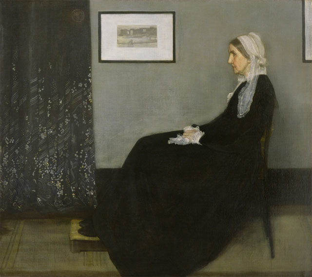 제임스 애벗 맥닐 휘슬러 ‘회색과 검정의 구성 제1번: 화가의 어머니’, 1871년.
