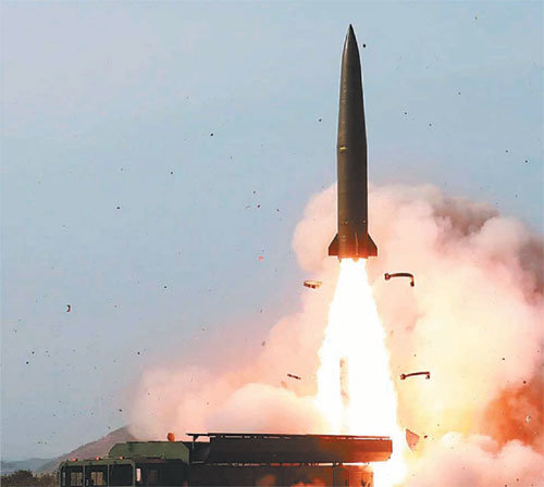 4일 북한이 발사한 ‘북한판 이스칸데르’ 탄도미사일