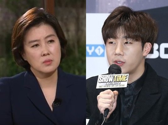 송현정 KBS 기자(왼쪽)와 인피니트 성규. 사진=KBS 캡처, 동아닷컴 DB