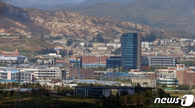 경기도 파주 도라산 전망대에서 바라본 개성공단 전경. (뉴스1 DB) 2019.2.27/뉴스1