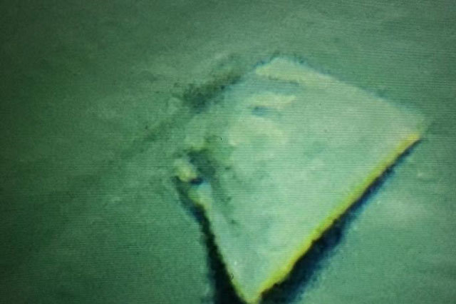 지구상 가장 깊은 바다인 태평양 마리아나 해구 챌린저 해연 바닥에서 발견된 비닐봉지 추정 물체. 영국더타임스캡처