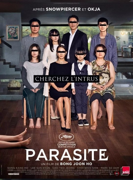 ‘기생충’ 프랑스 포스터 © 뉴스1
