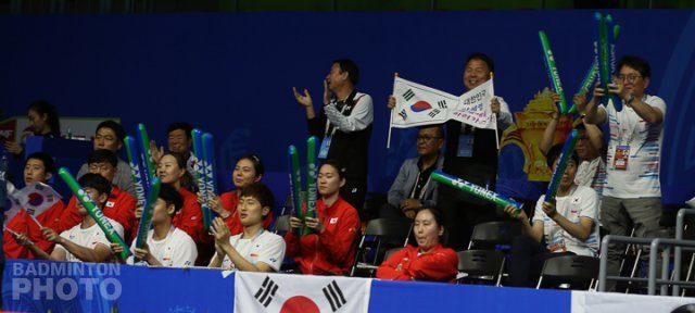 2019 수디르만컵에서 세계 랭킹 1위를 꺾은 17세 소녀 안세영. 요넥스코리아 제공