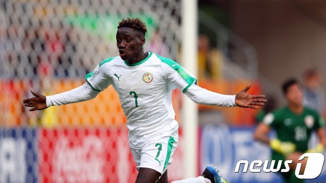 세네갈 U-20 대표팀의 아마두 샤나. (FIFA 홈페이지 캡처) © 뉴스1