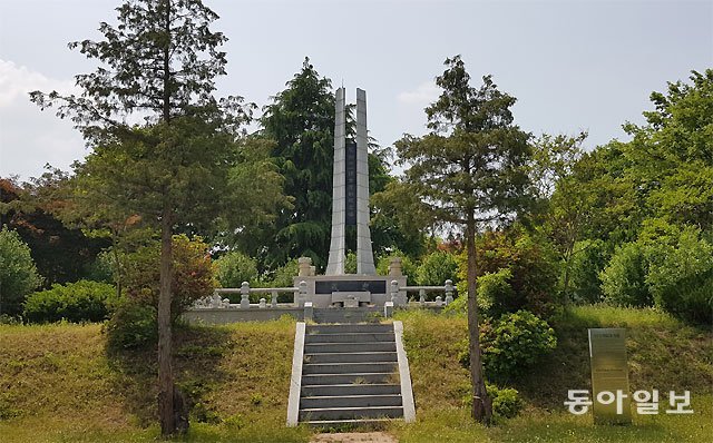 오수 3·1독립만세운동을 기리는 기념탑. 임실=안영배 논설위원 ojong@donga.com