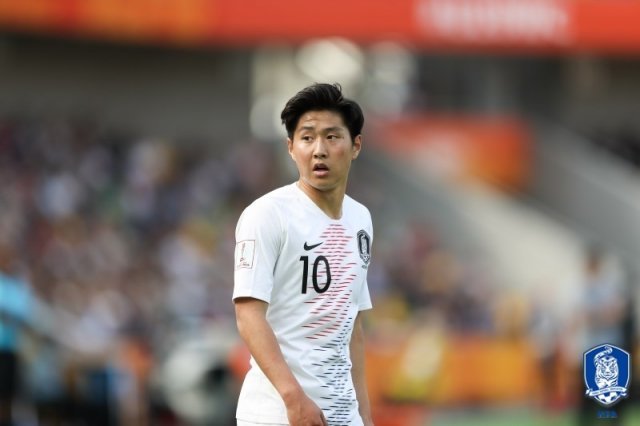 U-20 대표팀이 포르투갈과의 1차전에서 포르투갈에 0-1로 패했다. 이강인이 고군분투했으나 역부족이었다. (대한축구협회 제공)