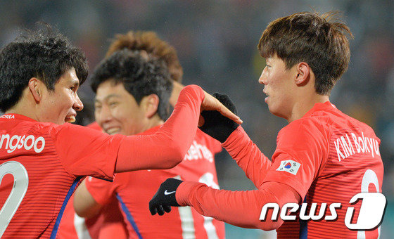 대표팀 유니폼을 입게 된 김보경. © News1