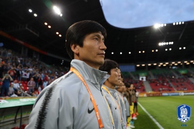 U-20 축구대표팀의 사령탑 정정용 감독 (대한축구협회 제공)