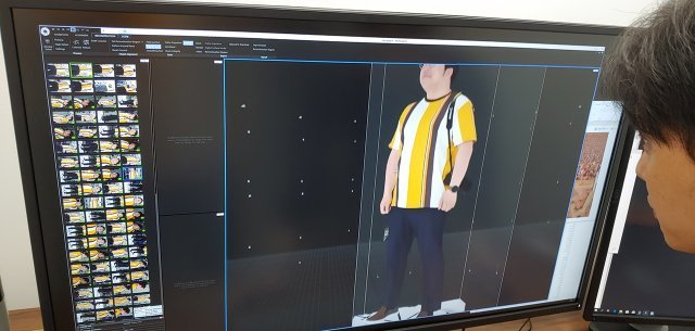 최종 완성된 기자의 3D 모델. 기본 품질로 만들어졌지만 비교적 완성도가 높다. 출처 = IT동아