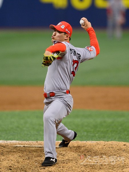 SK 하재훈. 스포츠동아DB