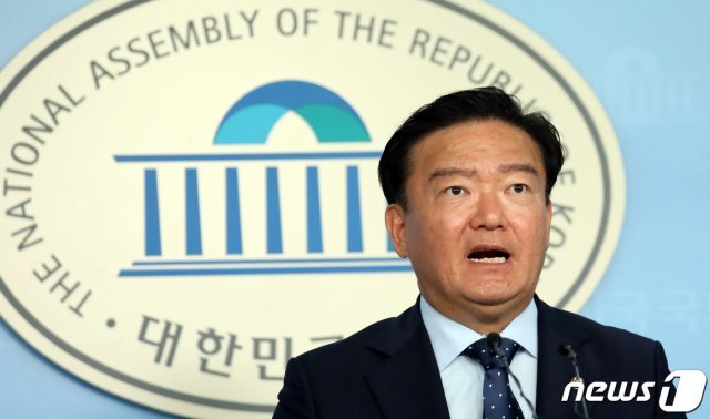 민경욱 자유한국당 대변인.  © News1