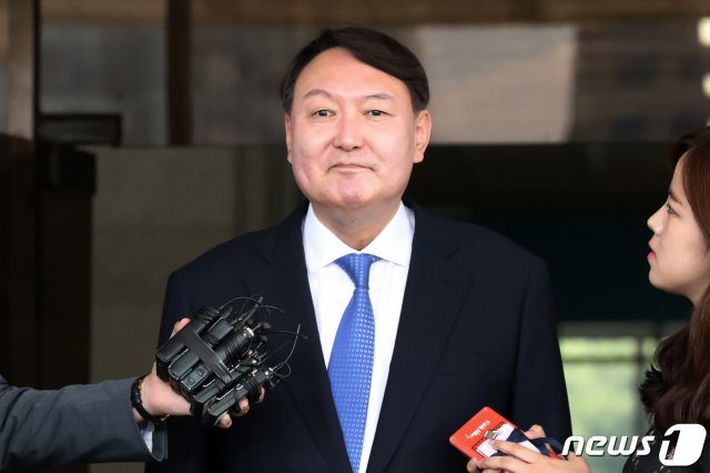 차기 검찰총장에 지명된 윤석열 서울중앙지검장. 2019.6.17/뉴스1 © News1