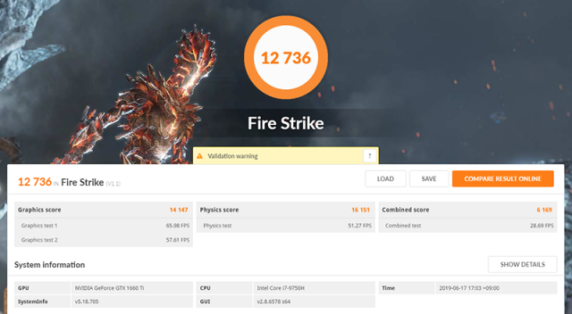 그래픽 카드 성능 벤치마크인 3DMark : Fire Strike (출처=IT동아)