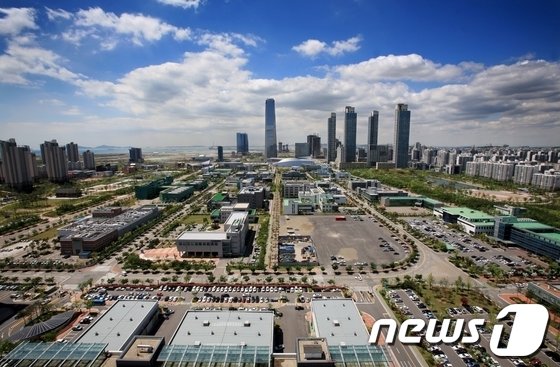 인천경제자유구역 송도국제도시 전경.© News1