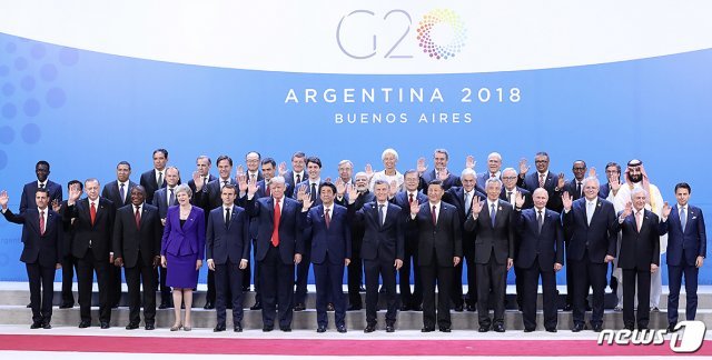 2018 G20 정상회의 개막식. 2018.12.1/뉴스1