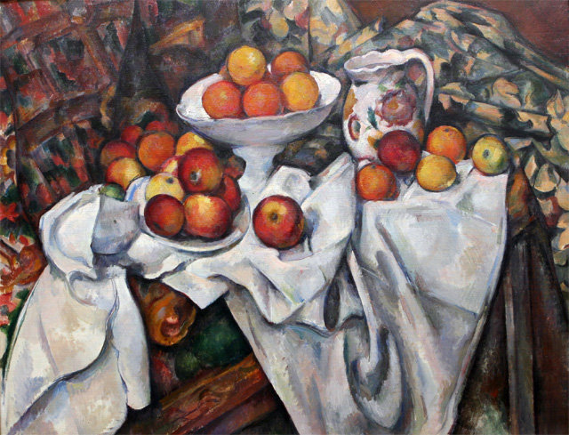 폴 세잔, 사과와 오렌지, 1899년경.
