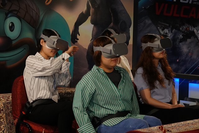 흥미로운 어트랙션이 많은 것은 콩 VR 테마파크 강남점의 특징이다. (출처=IT동아)