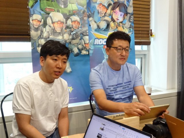 라타타 스튜디오 조혁신 실장(왼쪽), 장윤호 대표(오른쪽)(자료출처-게임동아)