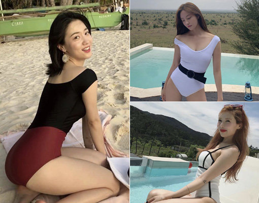 화영-효민-현아(왼쪽부터 시계 방향으로). 사진출처｜각 인스타그램