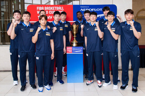 한국 남자 농구대표팀. 사진제공｜대한민국농구협회