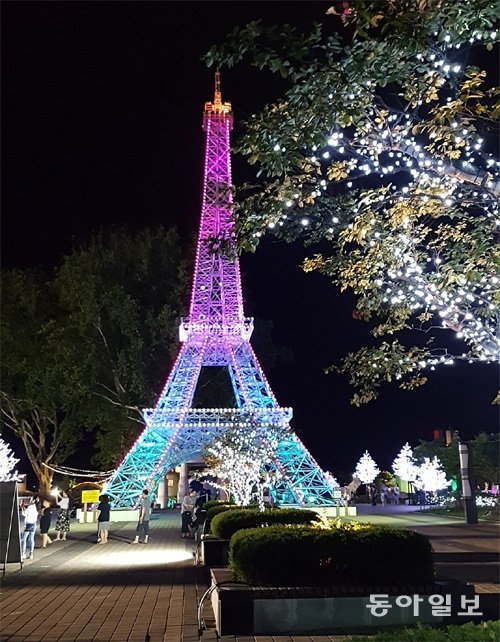 에펠탑과 샹젤리제 거리를 본뜬 프랑스존. 유윤종 기자 gustav@donga.com