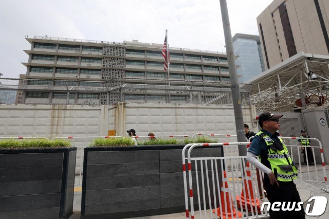 서울 종로구 주한 미국 대사관 전경. 2019.6.29/뉴스1 © News1