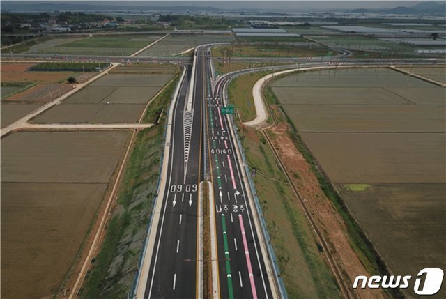 나주 빛가람혁신도시 북측연결도로. © News1