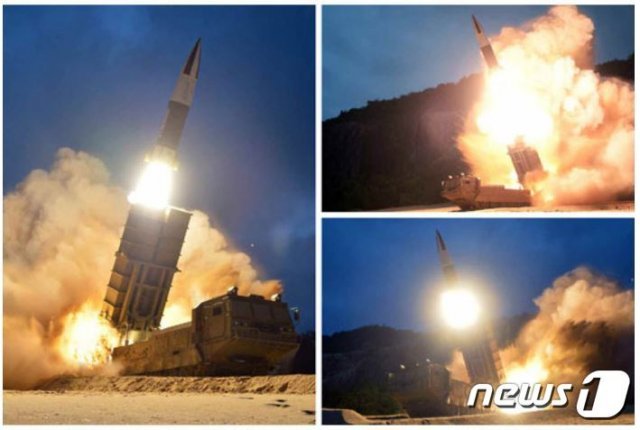 북한 김정은 국무위원장이 지난 10일 “새 무기 시험사격을 지도했다”고 11일 노동신문이 보도했다.(노동신문)