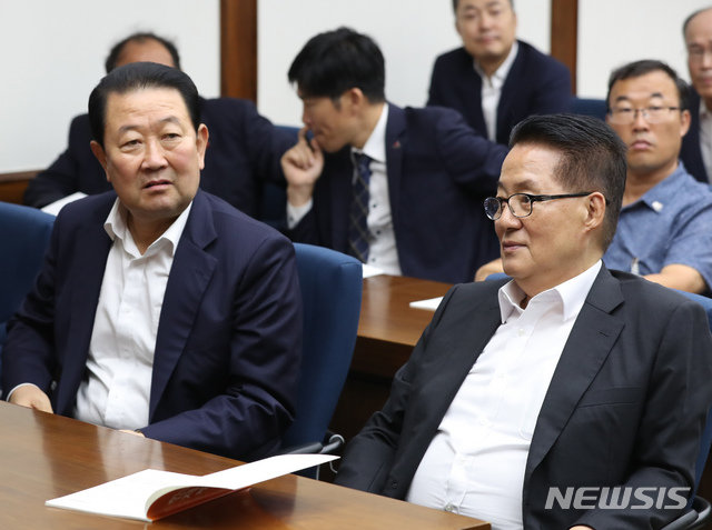 (왼쪽부터)박주선 의원, 박지원 의원