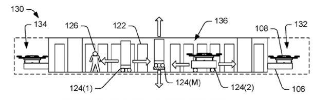 다층구조 물류센터 내부 모습